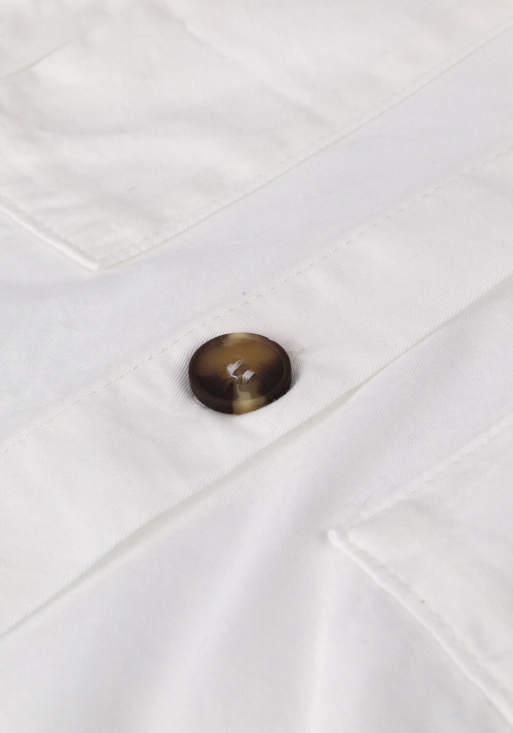 Gebroken wit NA-KD Blouses OVERSIZED POCKET SHIRT - large