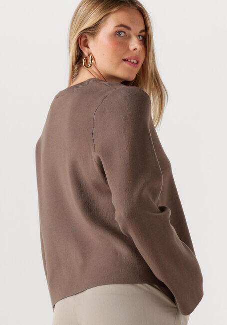 Bruine OBJECT Trui OBJREYNARD O-NECK PULLOVER - large