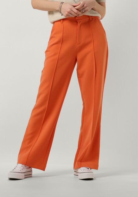 Oranje COLOURFUL REBEL Pantalon RUS UNI STRAIGHT PANTS - large
