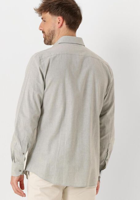 Grijze PROFUOMO Klassiek overhemd SHIRT X-CUTAWAY SC SF COTTON LINEN - large