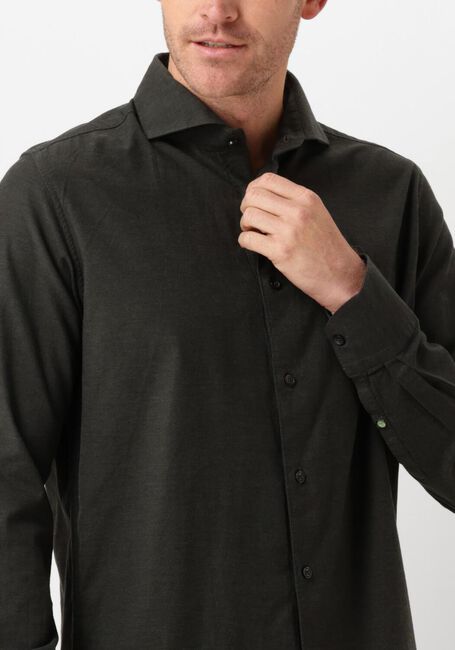 Donkergroene DSTREZZED Casual overhemd OLAV SHIRT - large
