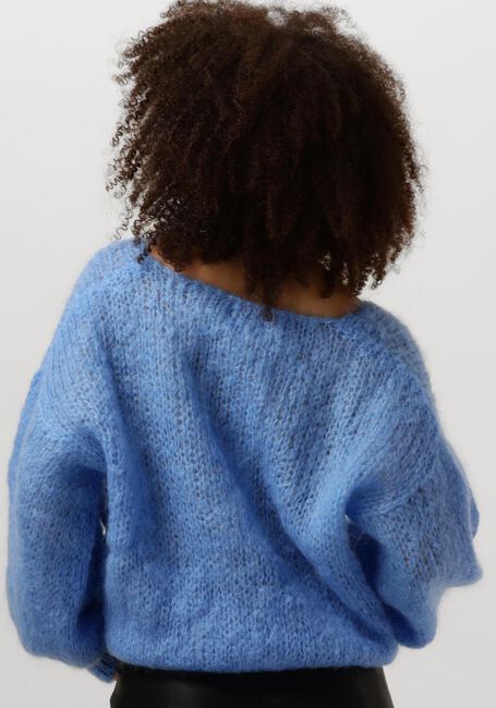 Blauwe AMERICAN DREAMS Trui MILANA LS MOHAIR KNIT - large