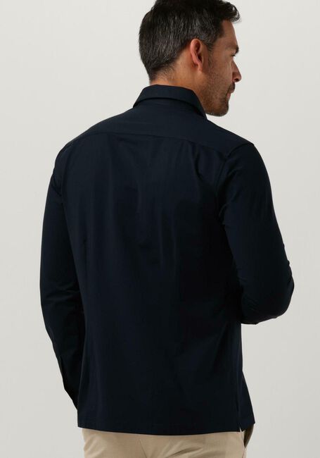 Donkerblauwe GENTI Klassiek overhemd S7096-1175 - large