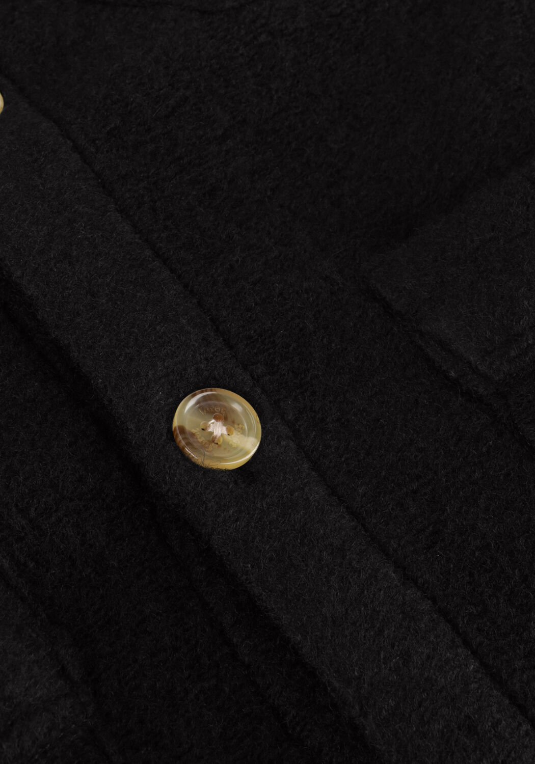 Zwarte FOR&Eacute;T Overshirt IVY WOOL OVERSHIRT - large