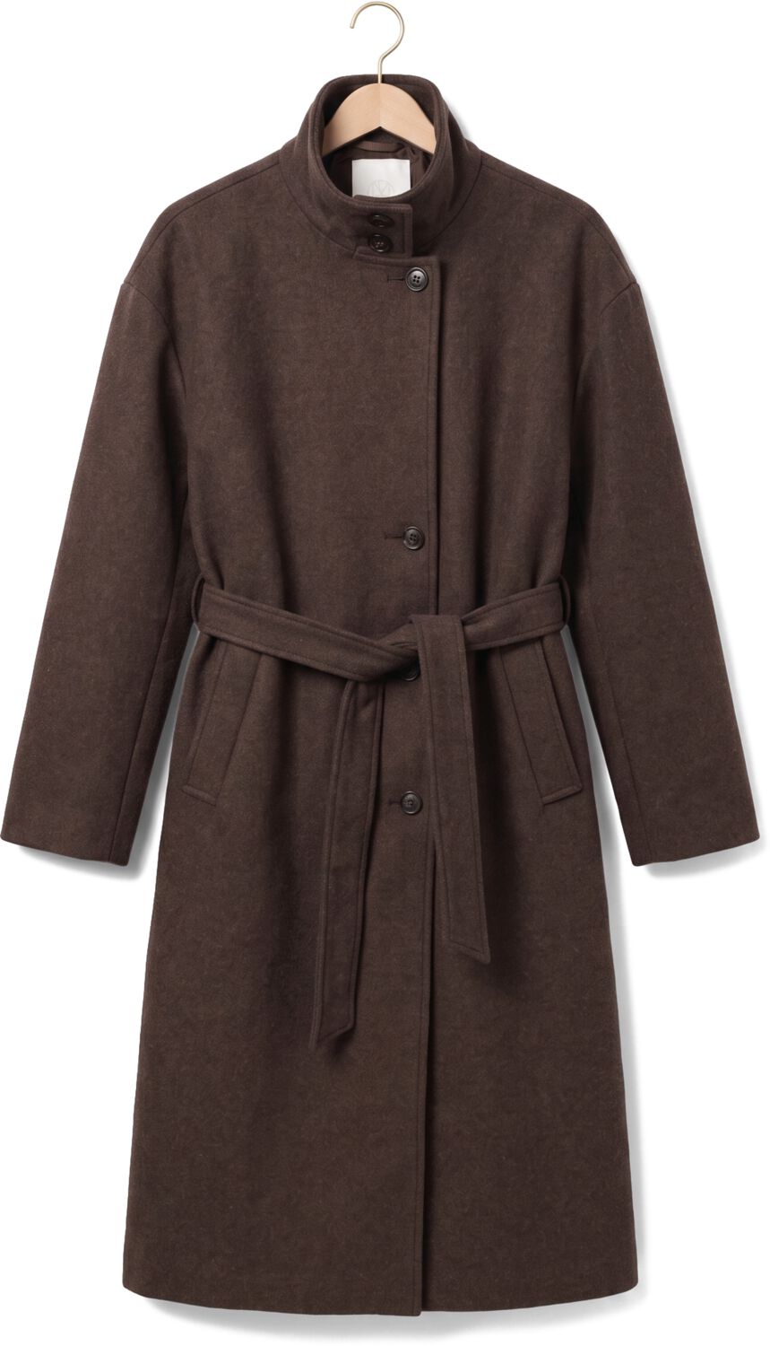 MSCH COPENHAGEN Dames Jassen Mschkeola Secilia Wool Coat Bruin