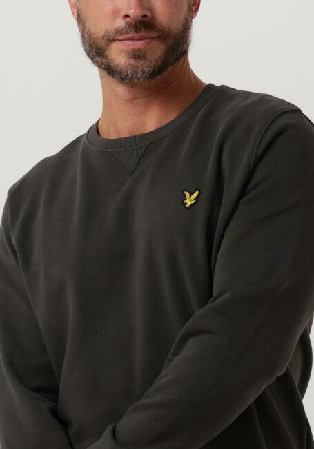 Grijze LYLE & SCOTT Trui CREW NECK SWEATSHIRT - large