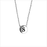 Zilveren ATLITW STUDIO Kettingen CHARACTER NECKLACE LETTER SILV - medium