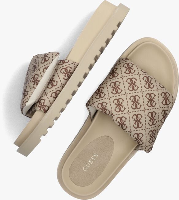 Beige GUESS Slippers FABETZY - large