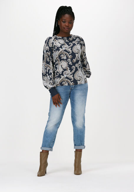 Blauwe MOS MOSH Blouses URIKA PERSIA LS BLOUSE - large