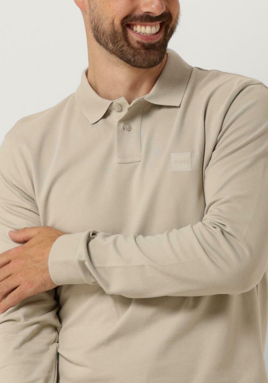 BOSS ORANGE Heren Polo's & T-shirts Passerby Beige