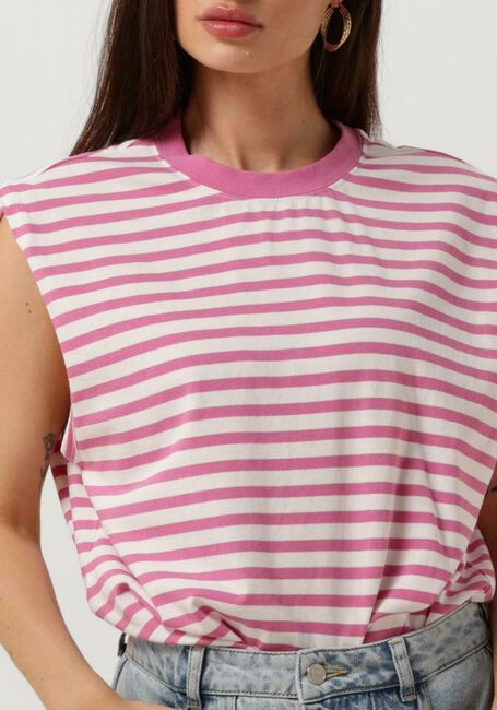 Roze CATWALK JUNKIE Top FOLDED SHOULDER TOP - large