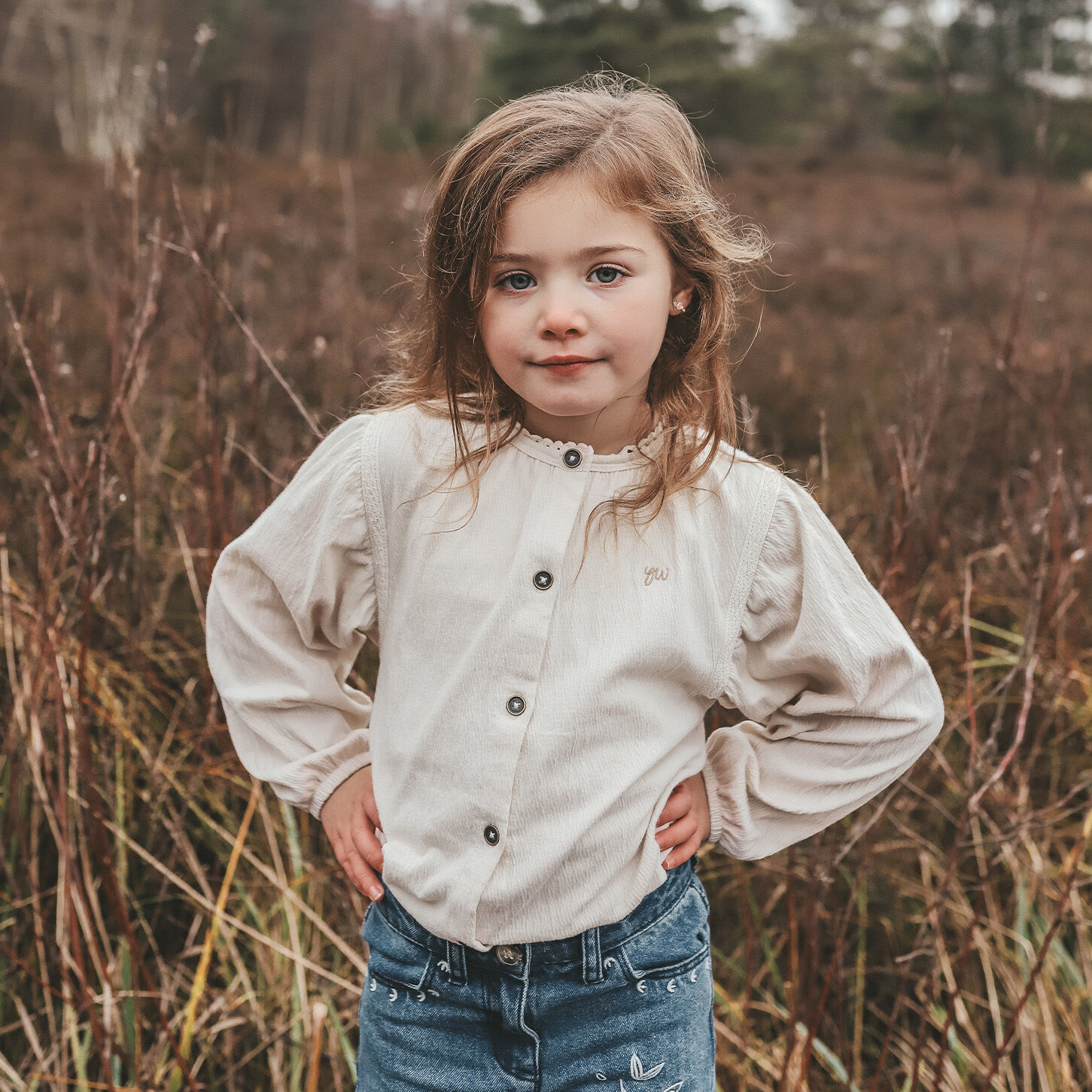 Ecru YOUR WISHES Blouses WAVY CLIFF BLOUSE - large