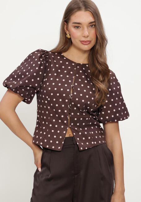 Bruine NEO NOIR Blouses ANELA DOT BLOUSE - large