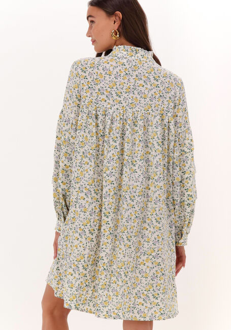 Gele LOLLYS LAUNDRY Mini jurk GEORGIA - large