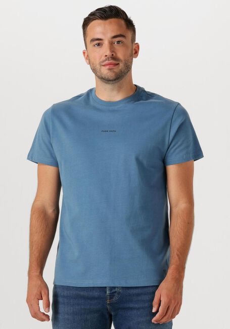 Blauwe PURE PATH T-shirt REGULAR FIT T-SHIRTS - large