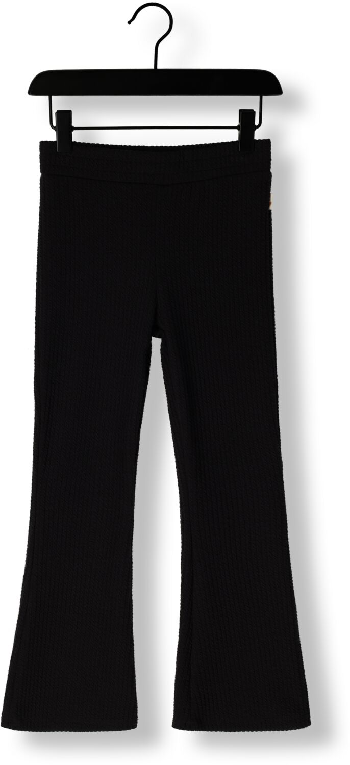 MOODSTREET Meisjes Broeken Pant Bess Structure Knit Zwart