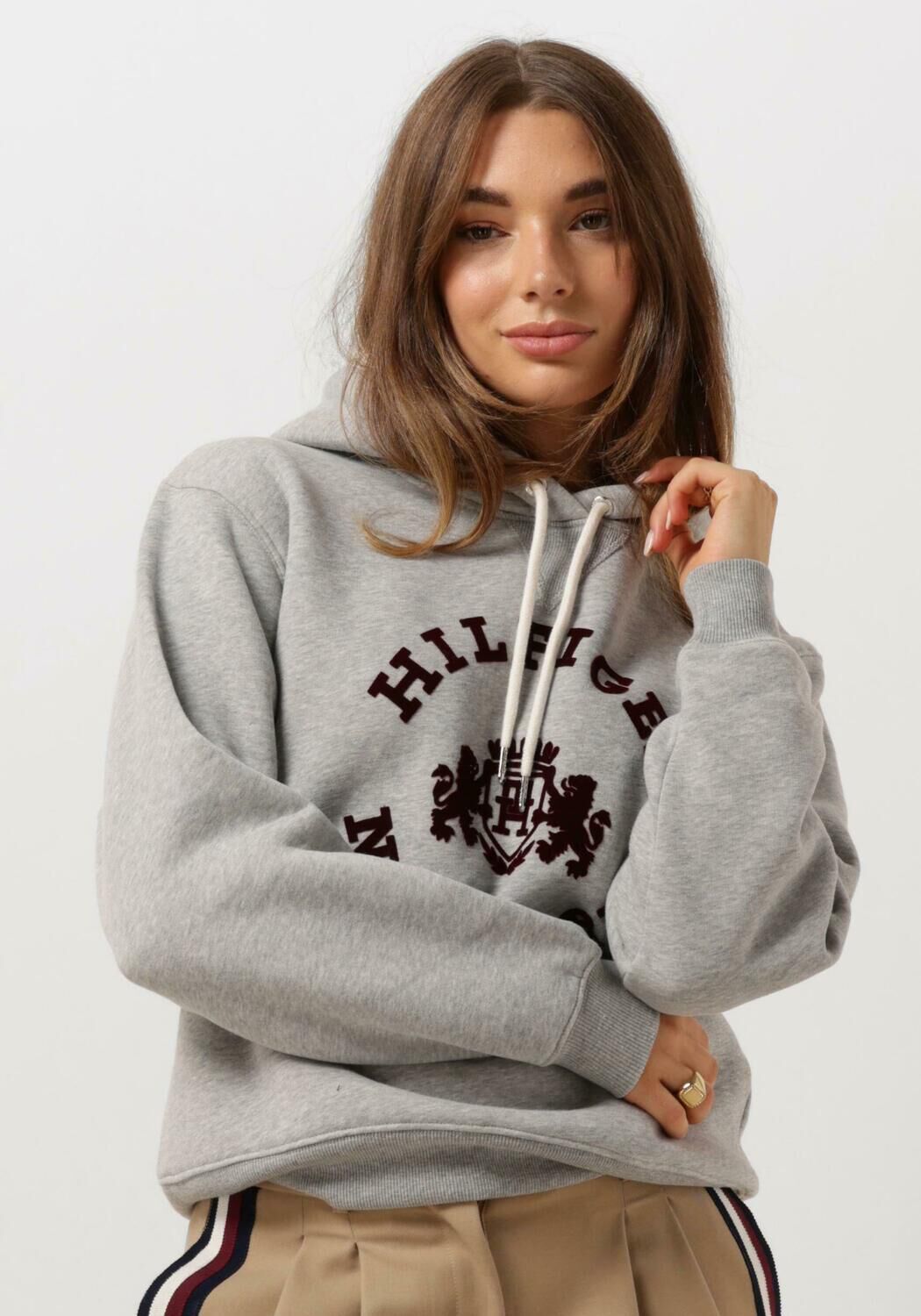 Tommy hilfiger trui dames grijs cheap