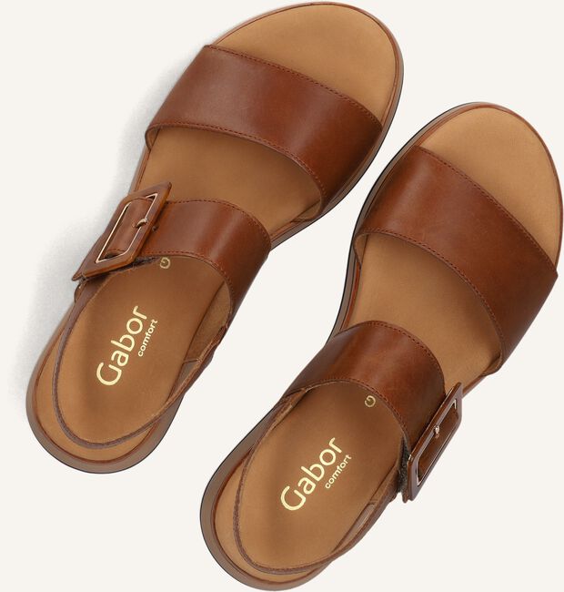 Bruine GABOR Platte sandalen 744 Bruine GABOR Platte sandalen 744 - large