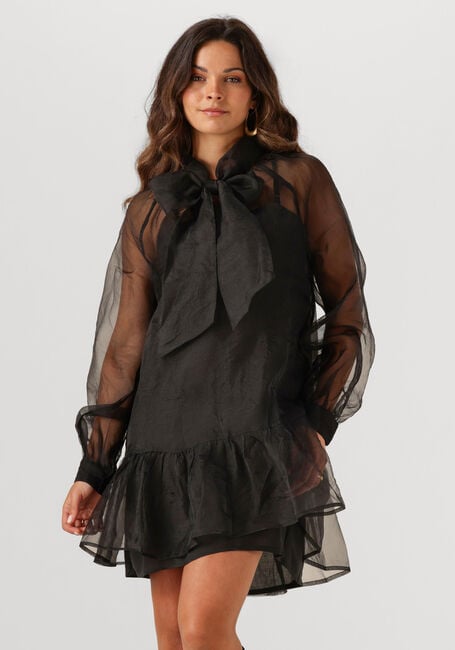 Zwarte NOTRE-V Mini jurk NV-GARANCE - large
