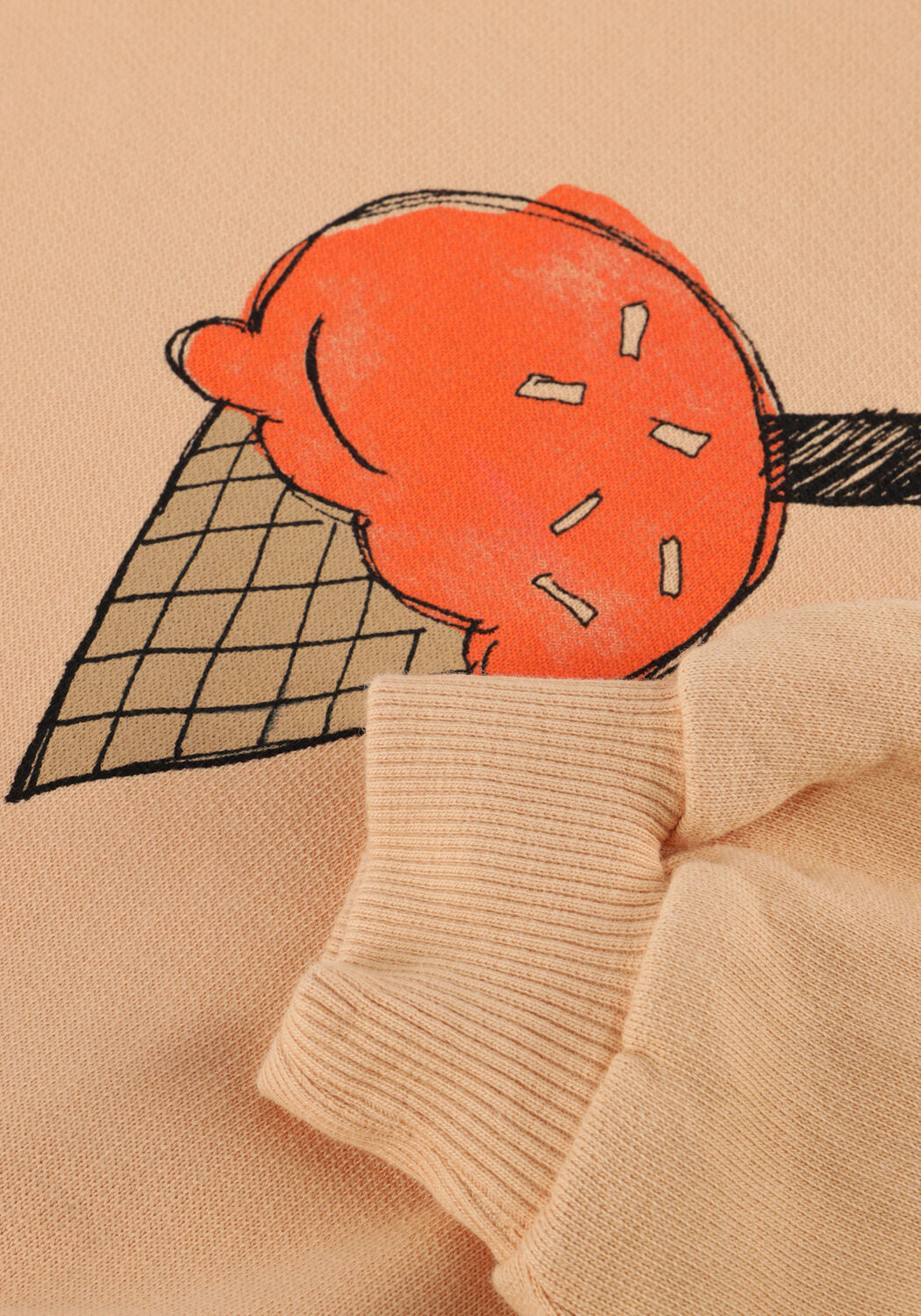 Perzik Sproet & Sprout Sweater RAGLAN SWEATSHIRT ICE CREAM - large