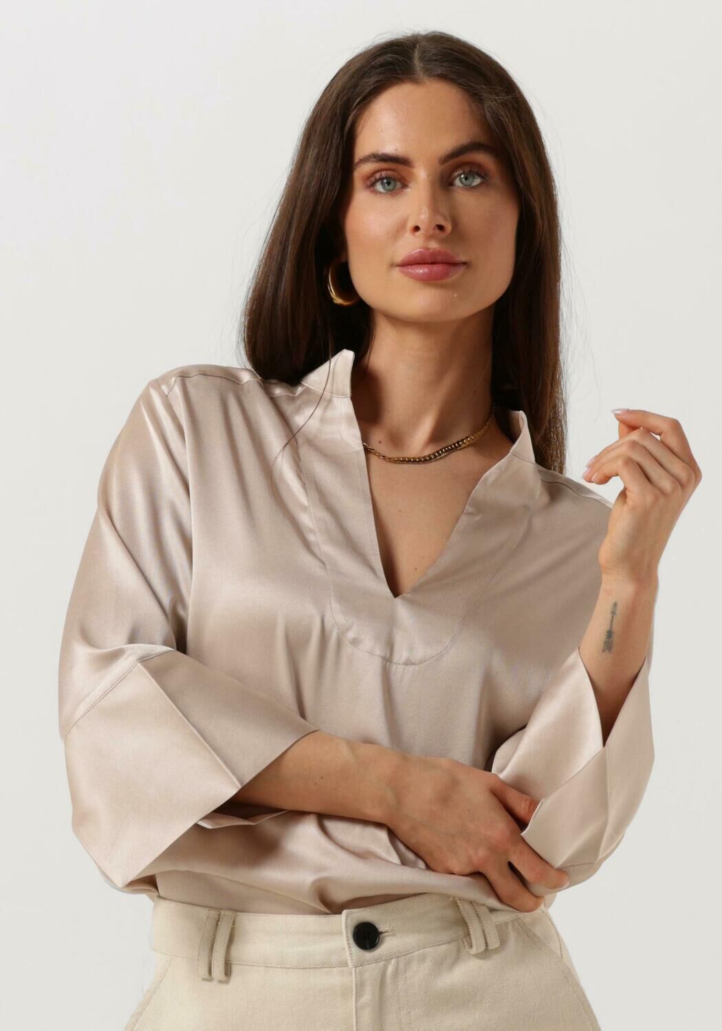 DEA KUDIBAL Dames Blouses Lysanna Beige