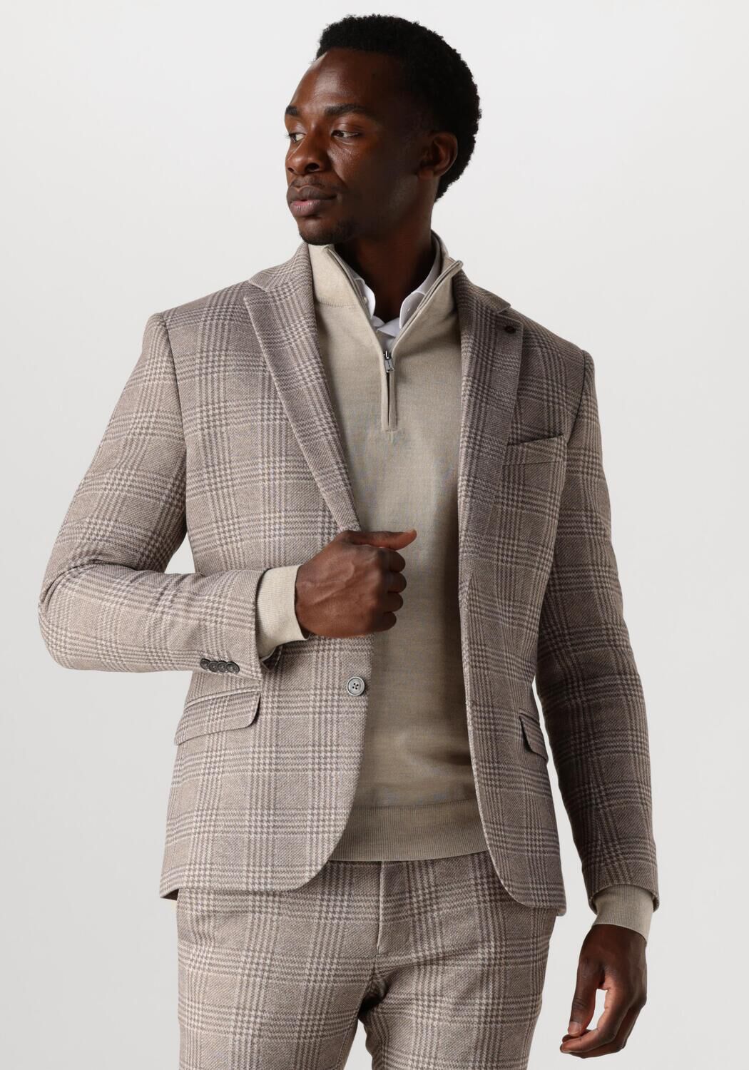 Zuitable Beige Dinick colbert voor heren Beige Heren