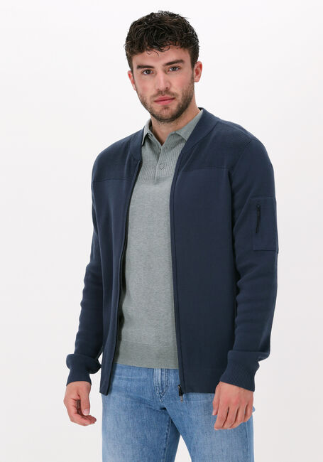 Blauwe SAINT STEVE Vest HENDRIK - large