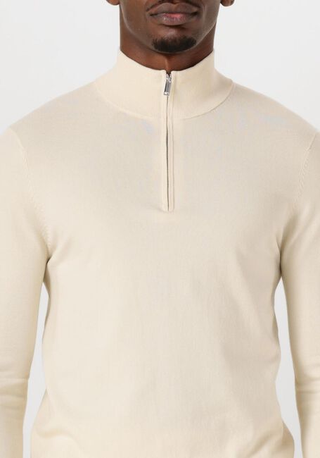 Ecru PROFUOMO Trui PULLOVER HALF ZIP - large