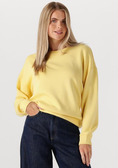 Gele MSCH COPENHAGEN Sweater MSCHIMA Q SWEATSHIRT - large