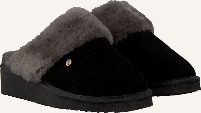 Zwarte WARMBAT Pantoffels ALICE Zwarte WARMBAT Pantoffels ALICE - large