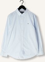 Lichtblauwe TOMMY HILFIGER Casual overhemd FLEX POPLIN BOLD STRIPE RF SHIRT Lichtblauwe TOMMY HILFIGER Casual overhemd FLEX POPLIN BOLD STRIPE RF SHIRT - medium