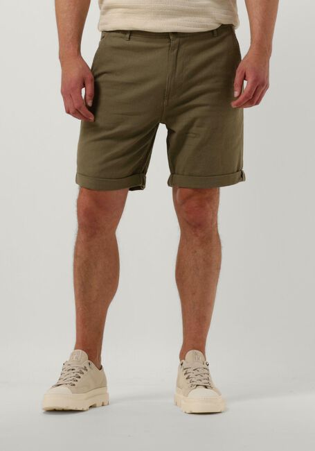 Olijf SELECTED HOMME Jeans SLHCOMFORT-LUTON FLEX SHORTS - large