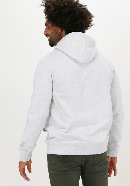 Lichtgrijze PME LEGEND Sweater HOODED BRUSHED SWEAT - large