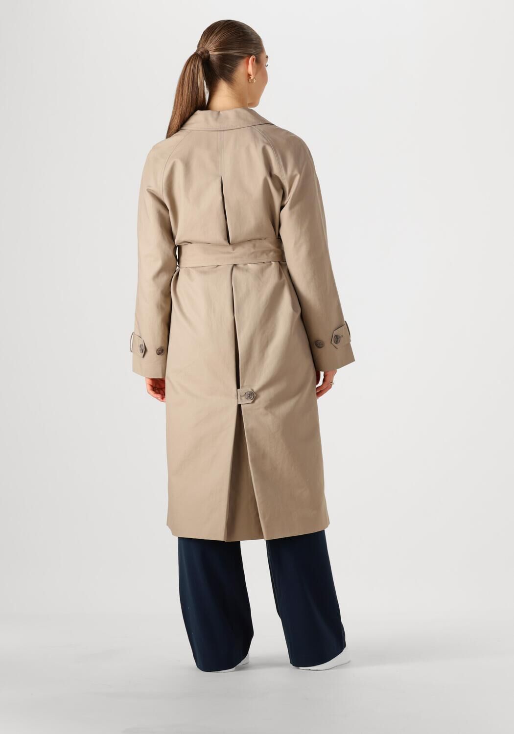 OBJECT Dames Jassen Objvega L s Re Long Coat Taupe