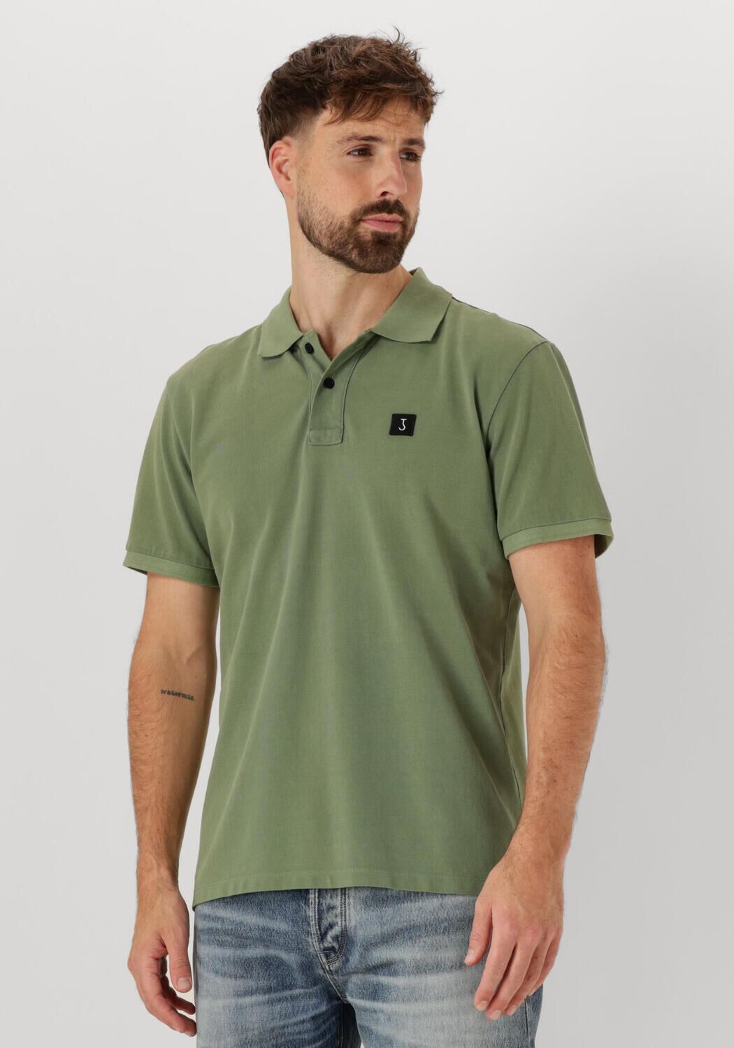 BUTCHER OF BLUE Heren Polo's & T-shirts Army Pique Polo Groen