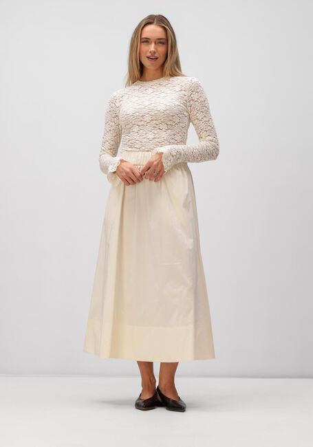 Creme NOTRE-V Tops & T-shirts NV-HILLECHIEN LACE TOP - large