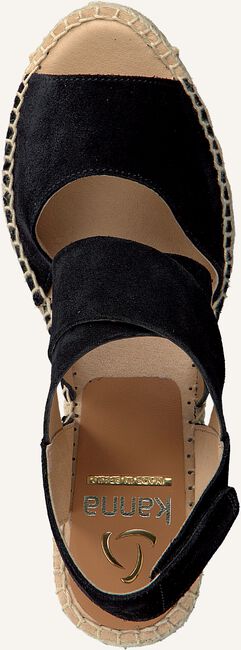 Zwarte KANNA Platte sandalen KV9490 Zwarte KANNA Platte sandalen KV9490 - large