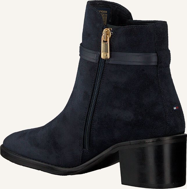 Blauwe TOMMY HILFIGER Enkellaarsjes BLOCK BRANDING MID Blauwe TOMMY HILFIGER Enkellaarsjes BLOCK BRANDING MID - large