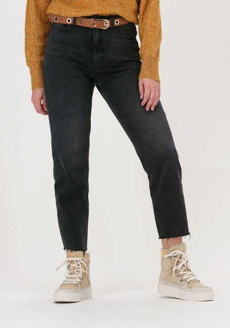 Donkergrijze OBJECT Mom jeans KILA HW DENIM JEANS - large