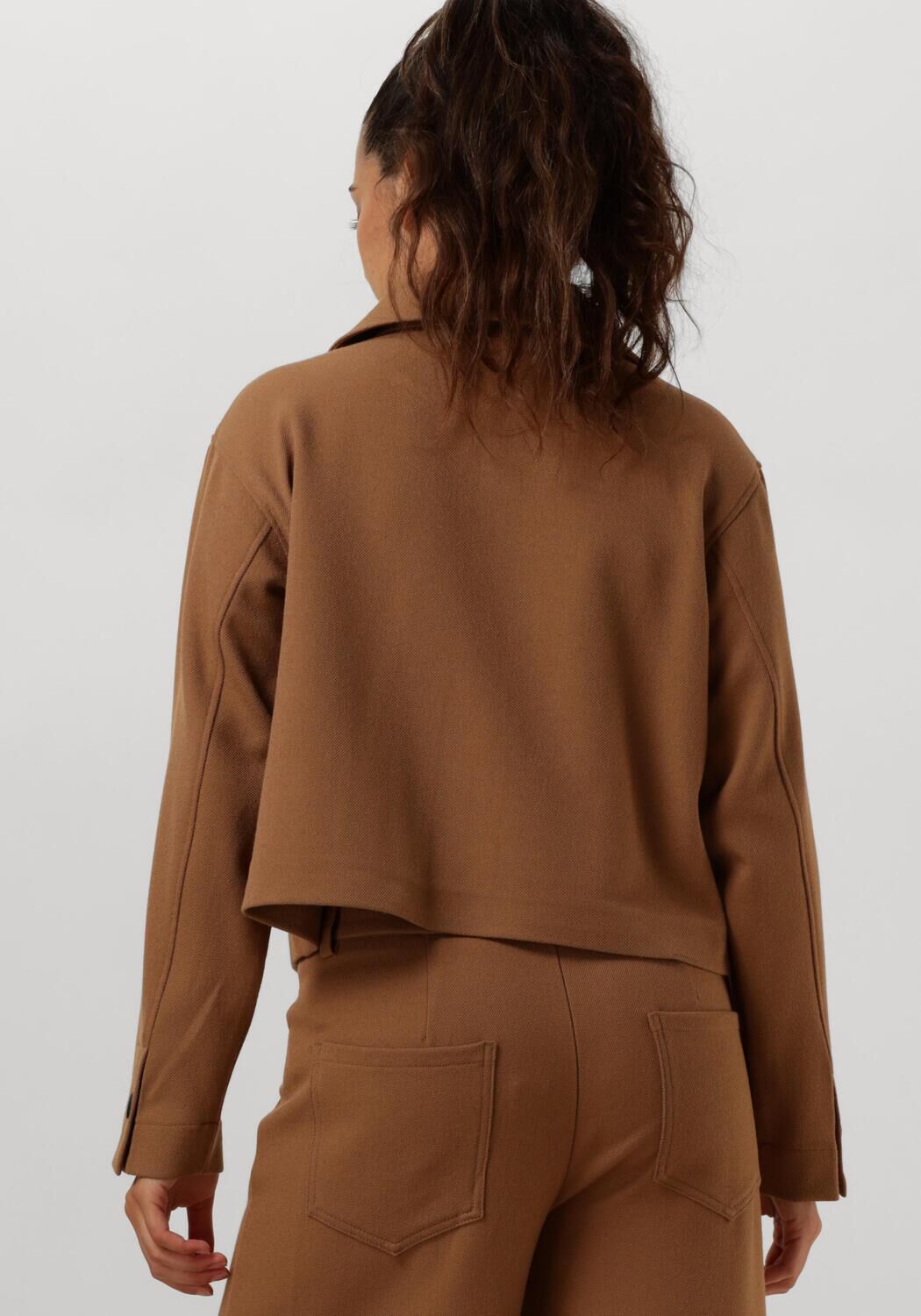 RUBY TUESDAY Dames Jassen Ramse Short Jacket Patched Pockets Camel