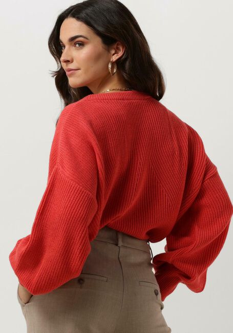 Koraal SUMMUM Trui BALLOON SLEEVE SWEATER ACRYLIC KNIT - large