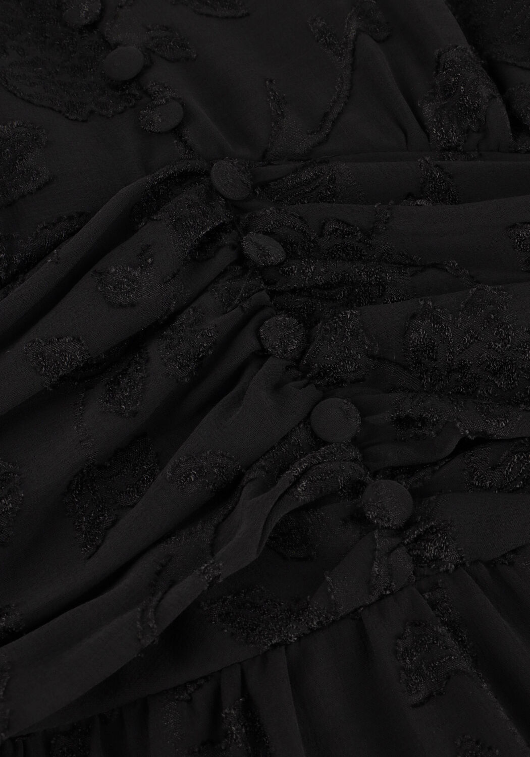 Zwarte NEO NOIR Mini jurk RIHANNA BURNOUT DRESS - large