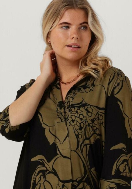 Groene DEA KUDIBAL Mini jurk KAMILLE - large