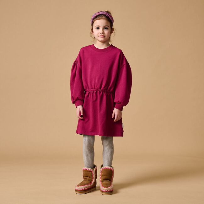 Bordeaux PETIT BLUSH Mini jurk SKATER DRESS BLUSH - large