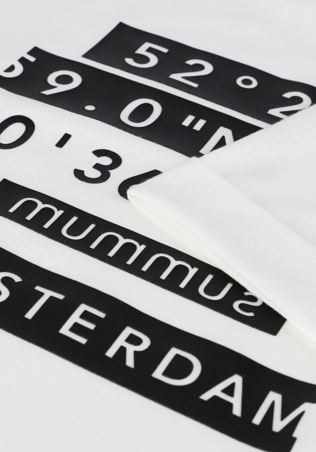 Witte SUMMUM T-shirt TEE COORDINATE ARTWORK COTTON - large