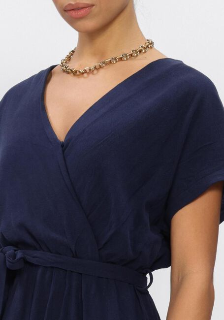 Donkerblauwe GRACE & MILA Maxi jurk SS26110005 - large