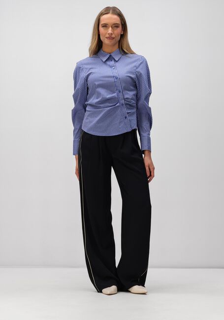 Zwarte CO'COUTURE Wijde broek AMINA SPLIT LL PANEL - large