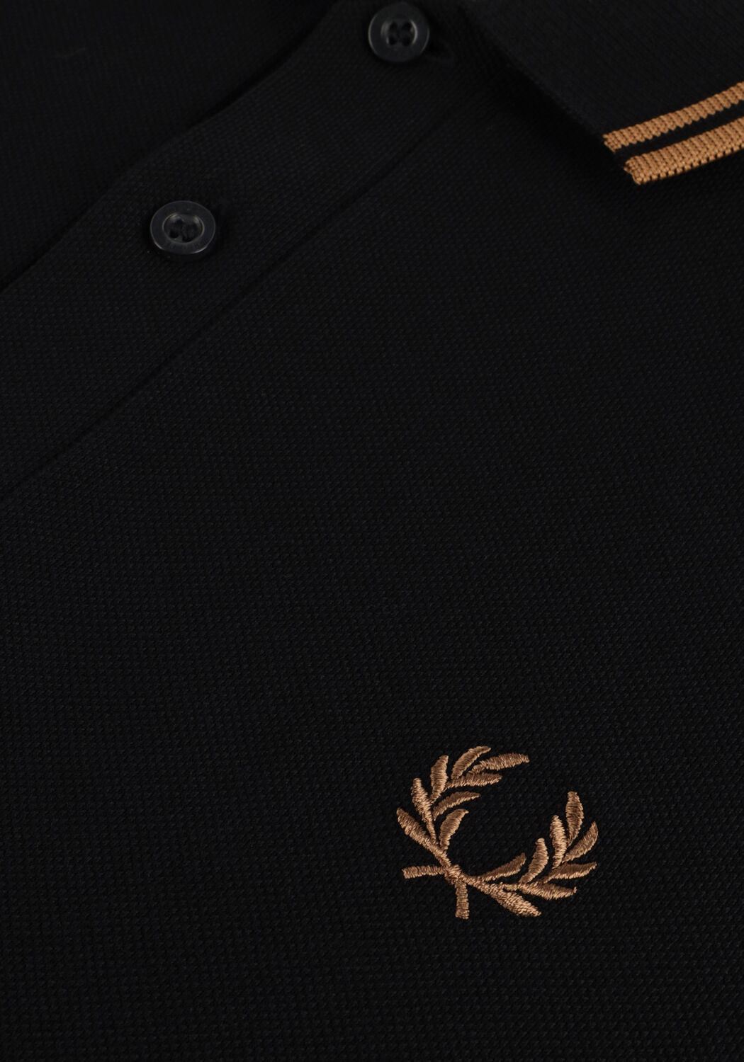 Zwarte FRED PERRY Polo TWIN TIPPED FRED PERRY SHIRT - large