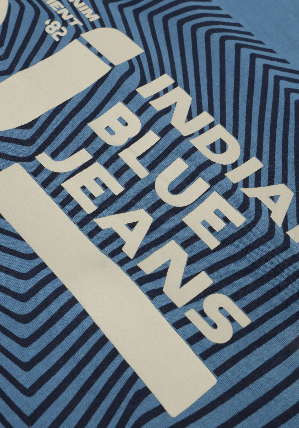 Blauwe INDIAN BLUE JEANS T-shirt T-SHIRT BASIC INDIAN - large