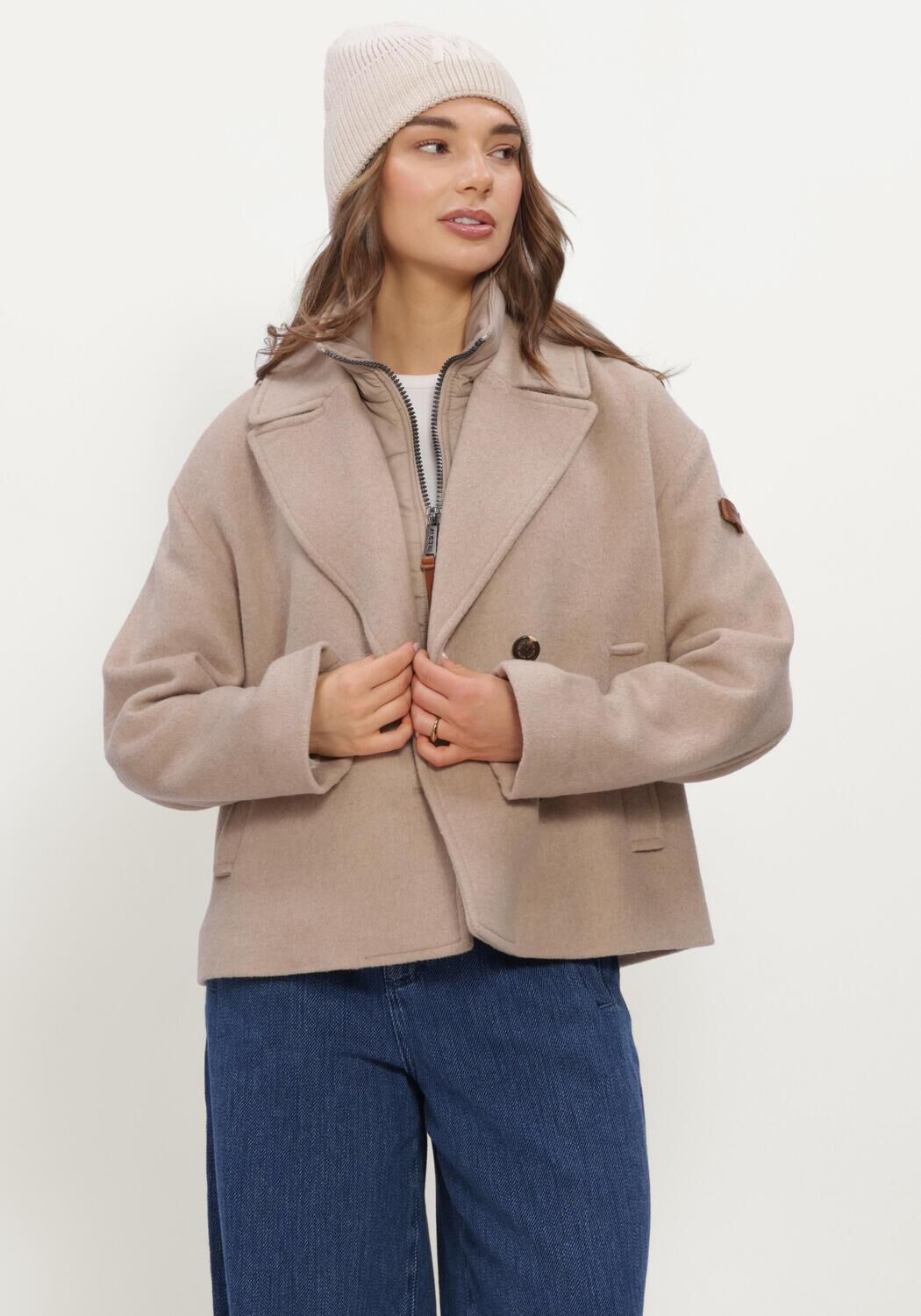 MOSCOW Dames Jassen 01-08-seraphina Beige